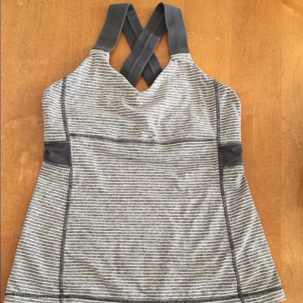 Lululemon Push Your Limits Tank Top- 8 Shelf Bra